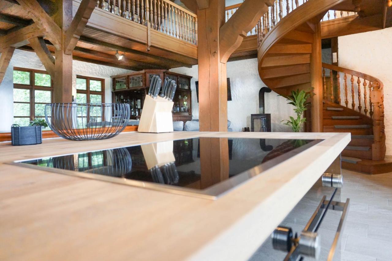 Ruhe Unter Reet-Haus Mit Sauna, Whirlpool Und Kamin Gnarrenburg Luaran gambar